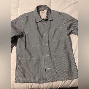 J Crew Striped Utility Jacket